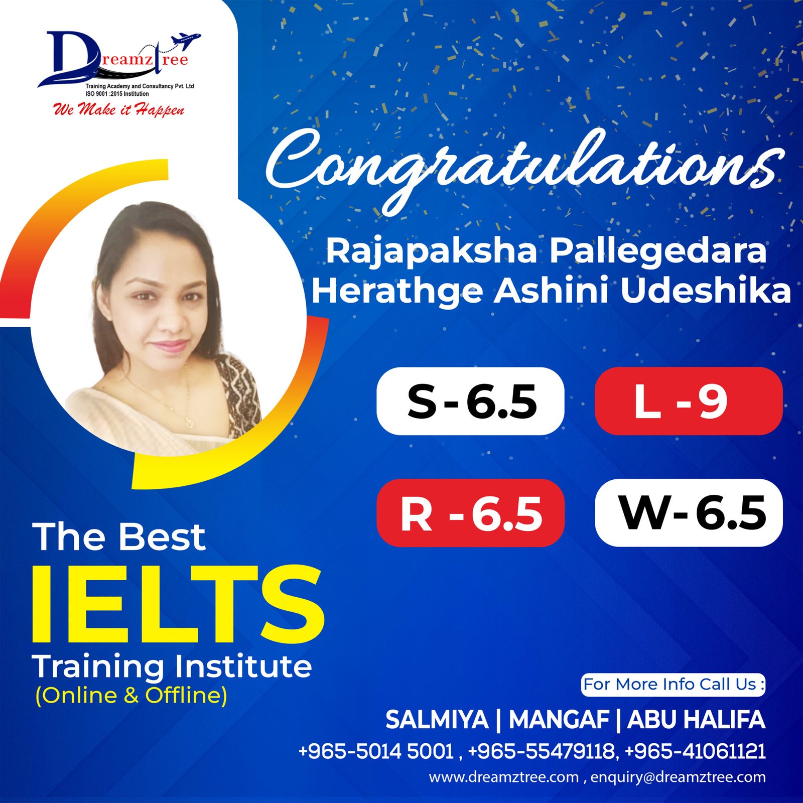 IELTS PASS OUT POSTER